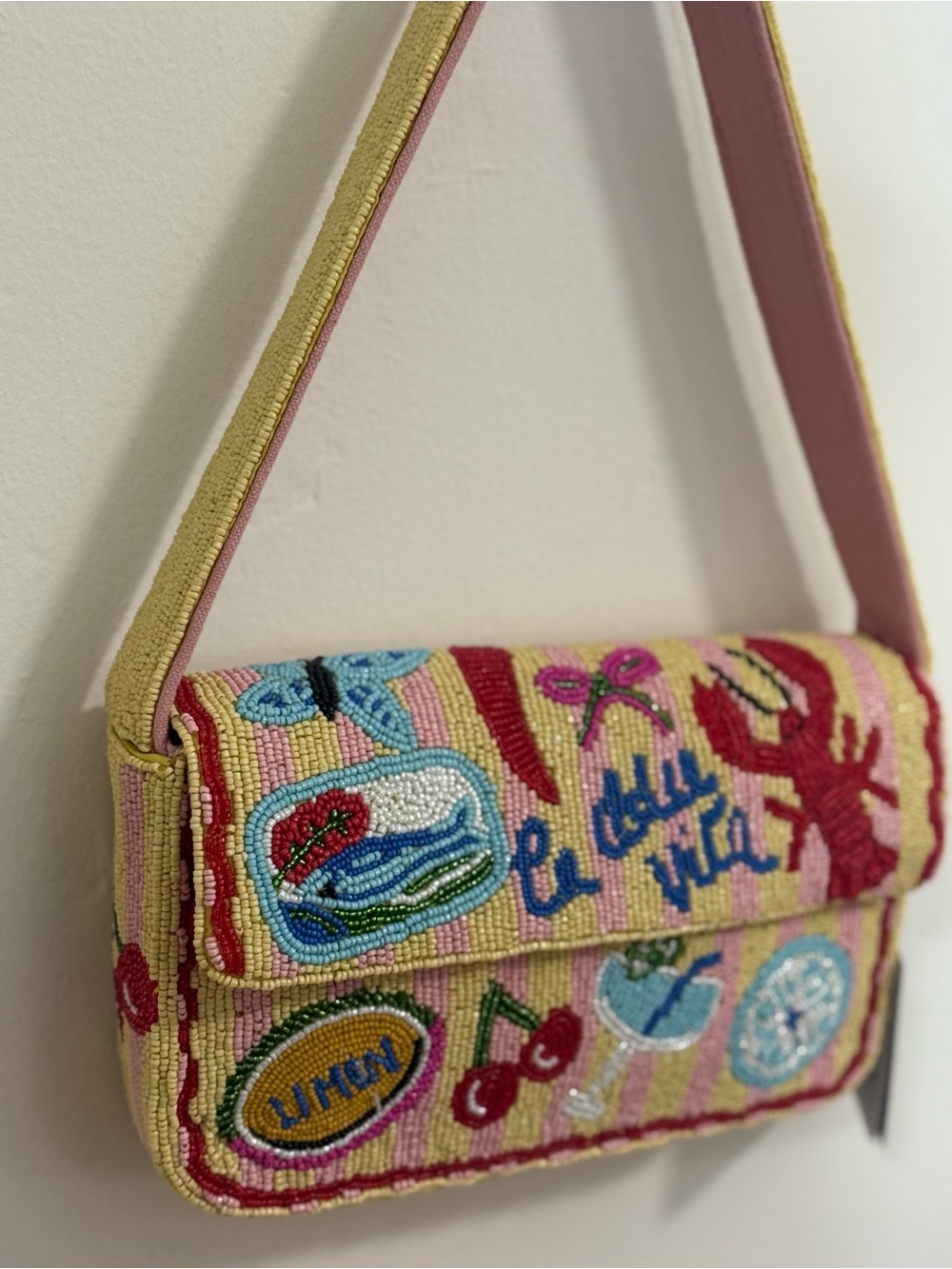 La Doce Vita Beaded Shoulder Bag - Picture 5 of 5